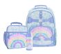 Mackenzie Aqua Rainbow Bright Tie-Dye Backpack &amp; Lunch Bundle, Set of 3