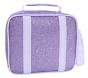 Mackenzie Lavender/Aqua Ombre Sparkle Glitter Lunch Boxes