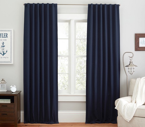 Quincy Cotton Canvas Blackout Curtain