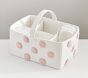 Embroidered Dot Nursery Storage Organizer