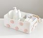 Embroidered Dot Nursery Storage Organizer