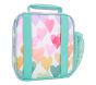 Mackenzie Aqua Rainbow Hearts Lunch Boxes