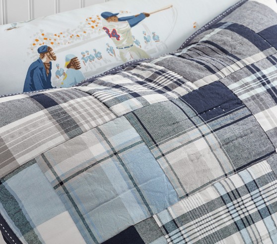 Pottery Barn Kids Madras Quilt Twin offers