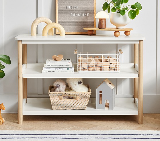 Avery Low 2 Shelf Simply with Rubberwood Natural In Home Delivery
