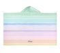 Tie-Dye Stripe Kid Beach Hooded Towel