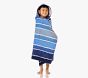 Tie-Dye Stripe Kid Beach Hooded Towel