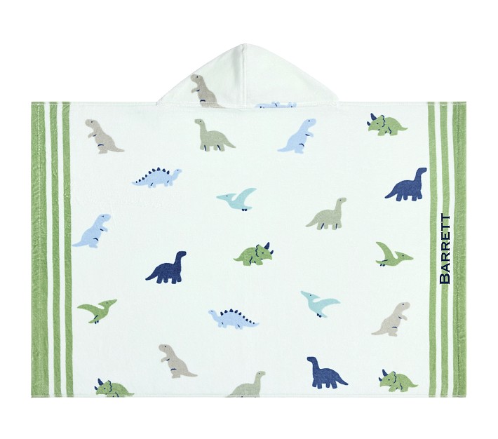 Dino Baby Beach Hooded Towel