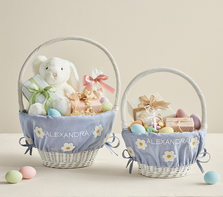 Daisy Candlewick Easter Basket Liners