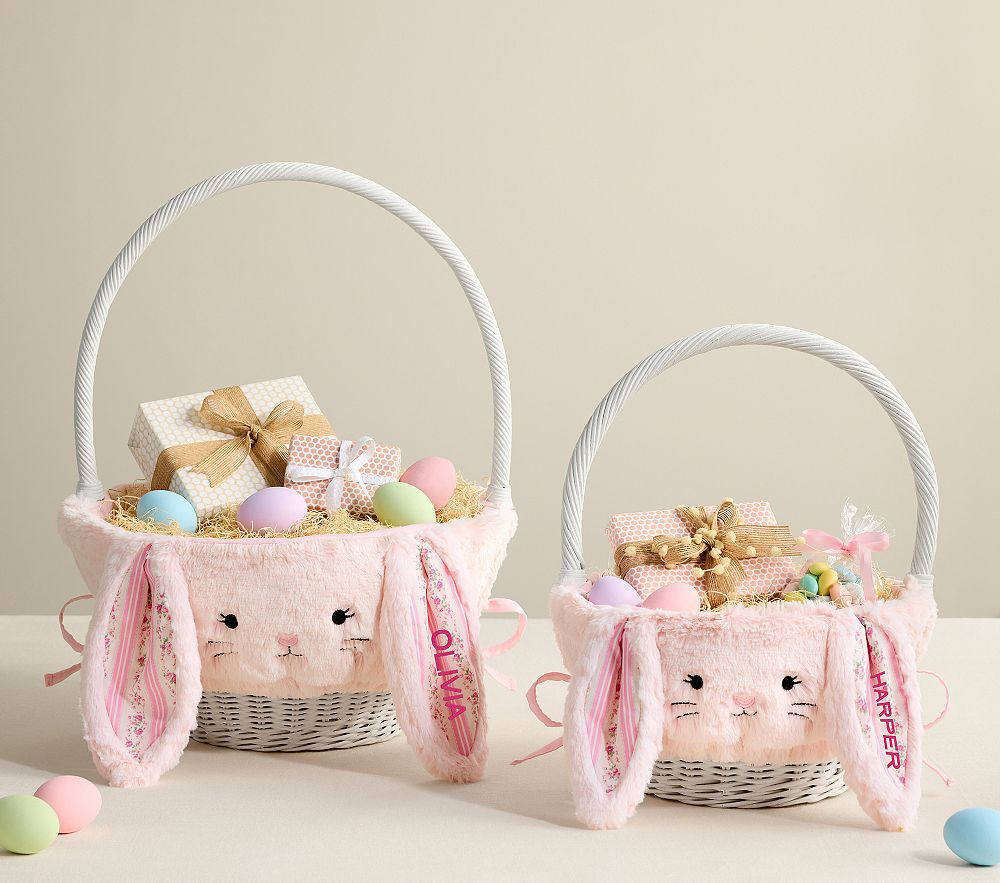 LoveShackFancy Bunny Fur Easter Basket Liners