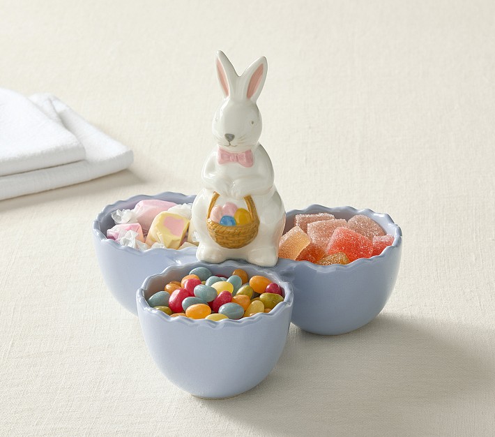 Rifle Paper Co. Easter Ceramic Divided Candy Holder