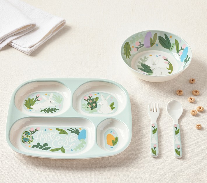 Rifle Paper Co. Easter Nursery Feeding Set