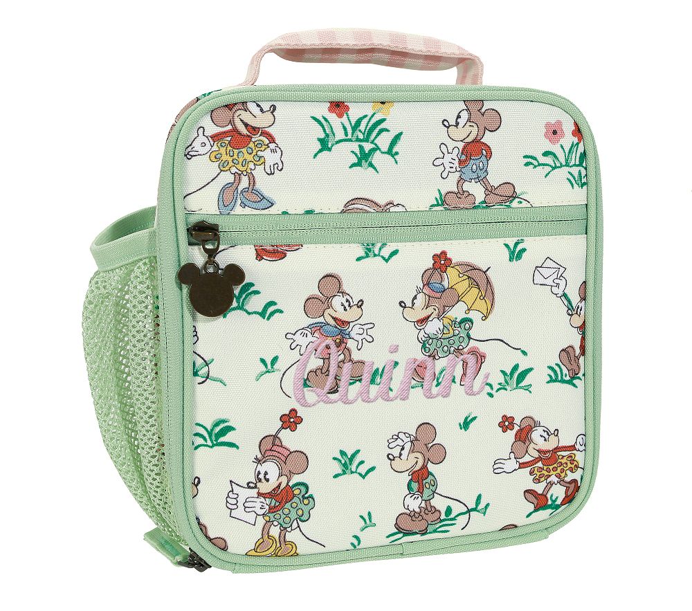 Mackenzie Disney Home x Sanderson Floral Mickey &amp; Minnie Mouse Lunch Box