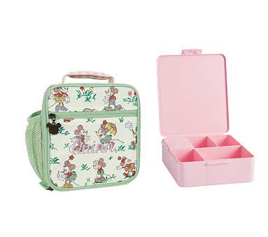 Mackenzie Disney Home x Sanderson Floral Mickey Mouse & Minnie Mouse Lunch Bundle, Set of 2
