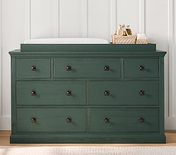 Charlie 7-Drawer Dresser & Topper Set (58w x 20d")