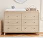 Sloan 6-Drawer Dresser &amp; Topper Set (55w x 18d&quot;)