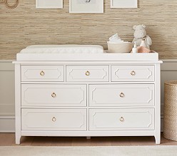 Ava Regency 7-Drawer Dresser & Topper Set (56w x 19d")