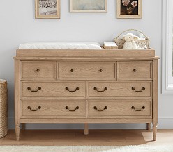 Blythe 7-Drawer Dresser & Topper Set (56w x 19d")