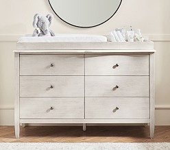 Willow 6-Drawer Dresser & Topper Set (52w x 21d")