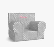Kids Anywhere Chair®, Grey Pin Dot Slipcover Only