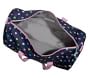 Mackenzie Navy Pink Multi Hearts Large Duffle Bag