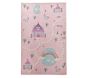 3d Activity Unicorn Castle Play Rug , 5x8 , Multi