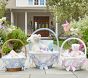 Striped Bows Easter Basket Liner