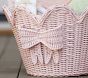 Rattan Scallop Easter Basket