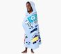 Busy Trucks Kid Beach Hooded Towel