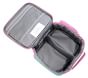 Mackenzie Solid Aqua With Pink Trim Lunch Boxes