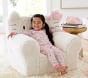 Hello Kitty&#174; Ivory Faux-Fur Anywhere Chair&#174;