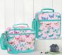 Mackenzie Pink Rainbow Butterflies Lunch Boxes