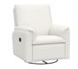 Dream Manual Swivel Glider & Recliner, Brushed Boucle, Ivory