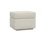 Merced Ottoman, Performance Heathered Basketweave, Alabaster