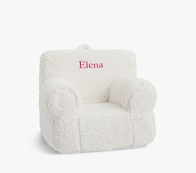 My First Cream Sherpa Anywhere Chair® Slipcover Only