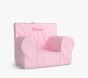 Kids Anywhere Chair®, Light Pink Twill Pin Dot with White Piping
