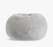 Anywhere Beanbag™, Grey Cozy Sherpa