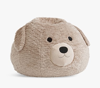 Anywhere Beanbag™, Labradoodle Faux Fur