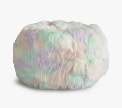 Anywhere Beanbag™, Unicorn Faux Fur