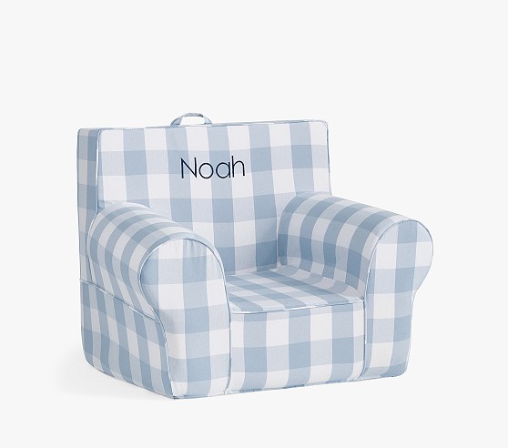 Kids Anywhere Chair®, Blush Buffalo Check | Pottery Barn Kids