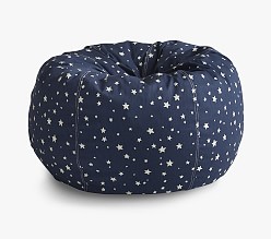 Anywhere Beanbag™, Navy Glow-in-the-Dark Scattered Stars