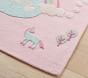 3-D Activity Unicorn Castle Play Rug