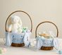 Gingham Bunny Face Easter Basket Liners