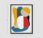 west elm x pbk Framed Print, Mid-Century Geo