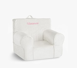 Kids Anywhere Chair®, Ivory Velvet Slipcover Only