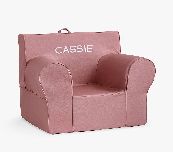 Oversized Anywhere Chair&#174;, Pink Berry Twill