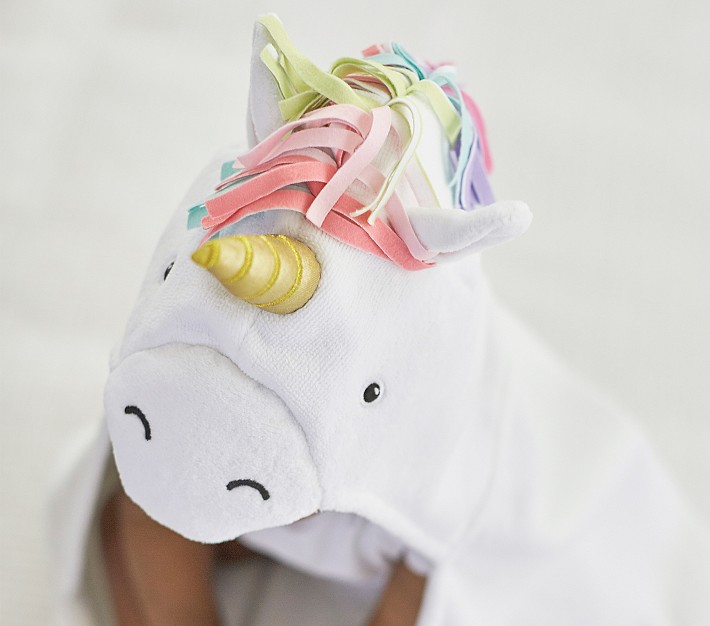 Unicorn Rainbow Baby Hooded Towel