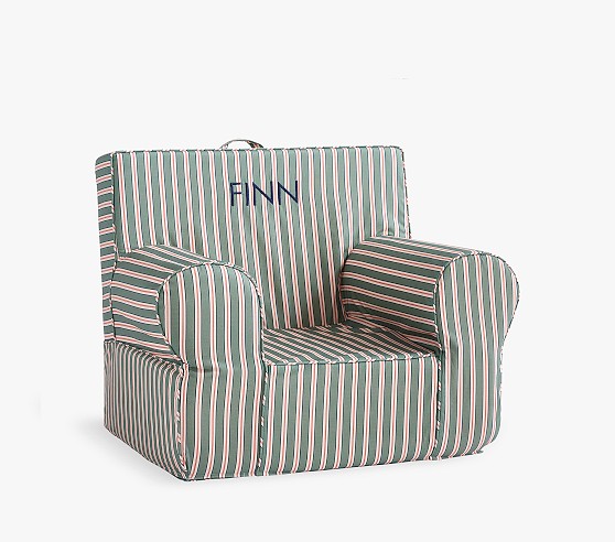 Kids Anywhere Chair Light Blue Slipcover Only Pottery Barn Kids