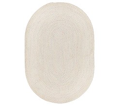 Confetti Braided Reversible Easy Clean Rug, Oval