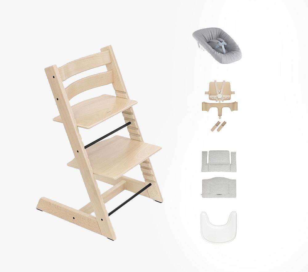 Stokke&#174; Tripp Trapp&#174; High Chair&#178;, Cushion, Tray, &amp; Newborn Set Bundle