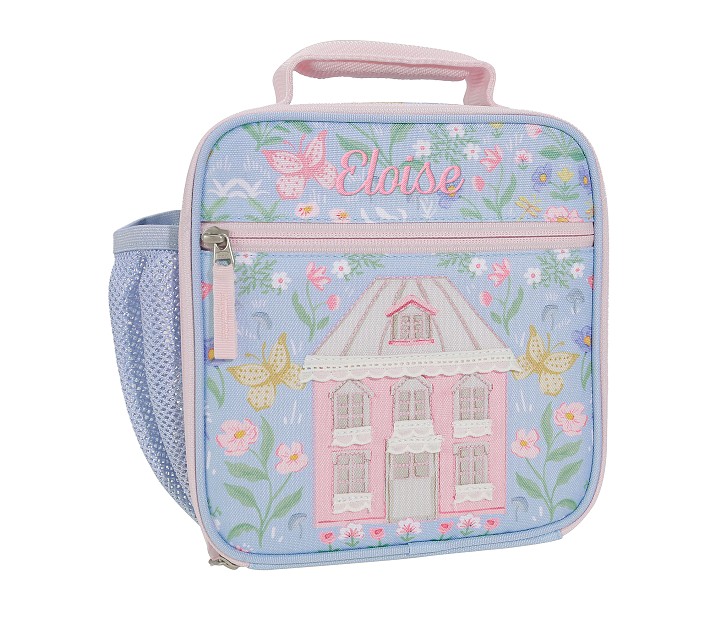 Mackenzie Blue Floral Dollhouse Lunch Box